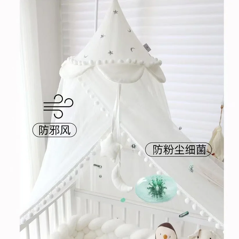 Babycage Mosquito Net With Stand, Adjustable, Anti-mosquito And Light-blocking Bed Cover
