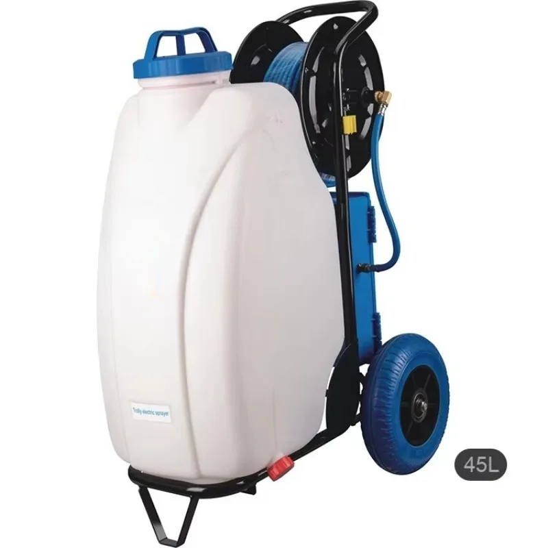 

45L Ce Approved High Flow Battery Power Trolly Sprayer With Wheels for Agriculture Use
