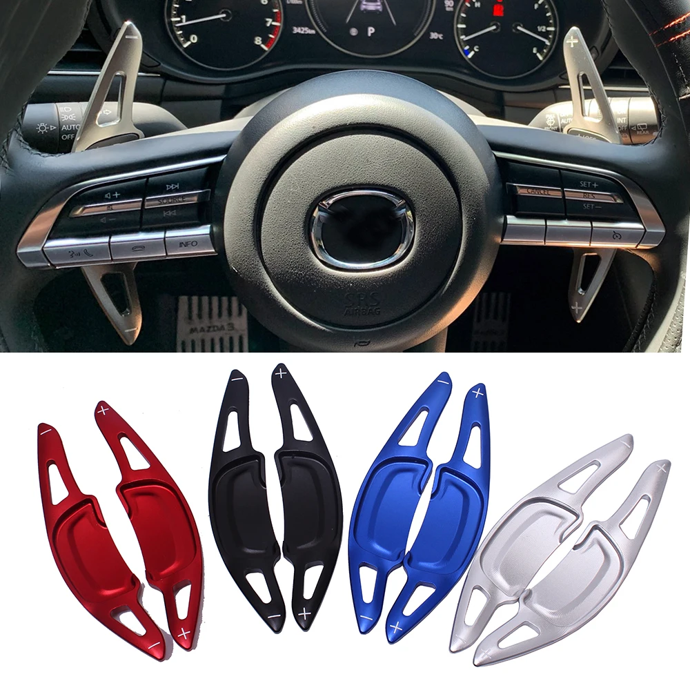 

Wheel Paddle Shifters For Mazda 3 Mazda3 AXELA CX-30 MX30 2020 2021 Car Steering Wheel Paddle Shift Extension Shifters DSG 2pcs