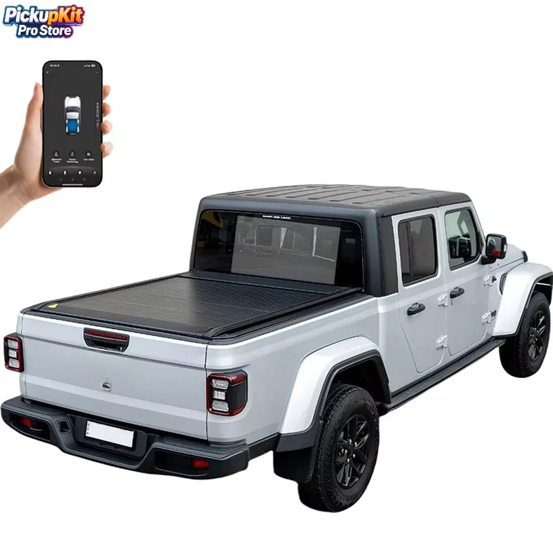 

Aluminum Alloy Electric Retractable Tonneau Cover - Smart App Control for Gladiator Ranger