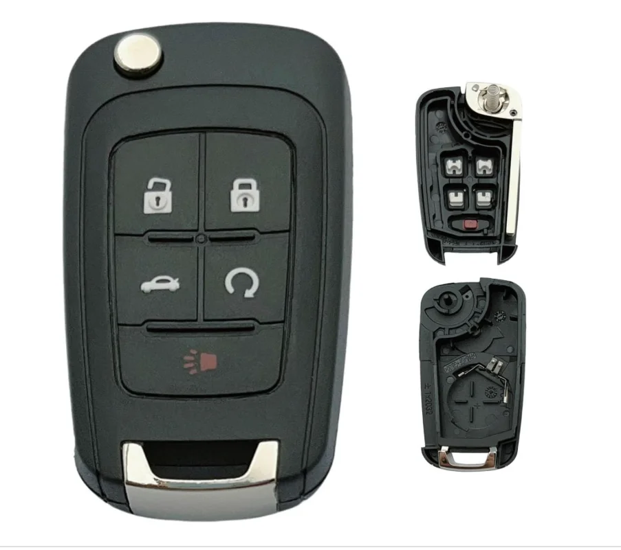 Replacement Key Fob Shell Case for Chevy Cruze Malibu Equinox Sonic Impala GMC Terrain Buick LaCrosse 2011-2016 Keyless Entry Re