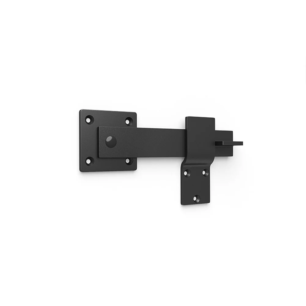 Pvc Gate Hardware Fence Gate Hinge For Outdoor Environments Sturdy Steel Construction For Pvc Entrance Doors Black