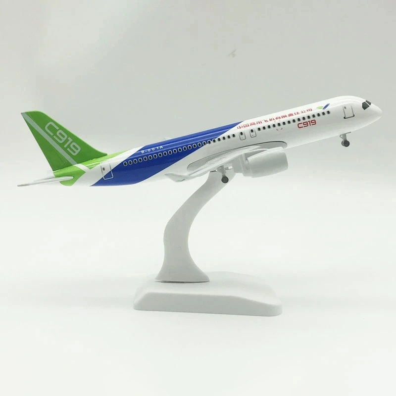 

20cm China Air COMAC C919 China Commercial Aircraft Corporation Airlines Diecasttoy planes for kids Model Plane Landing Gears