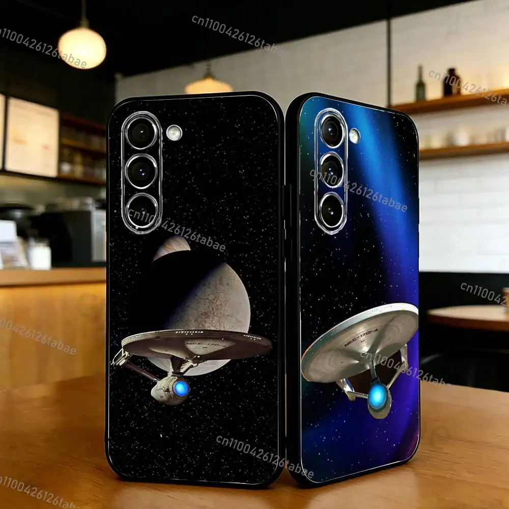 S-Star T-Trek Phone Case For Samsung S20,21,22,23,24,25,26 Ultra,Plus,Lite Black Soft Cover