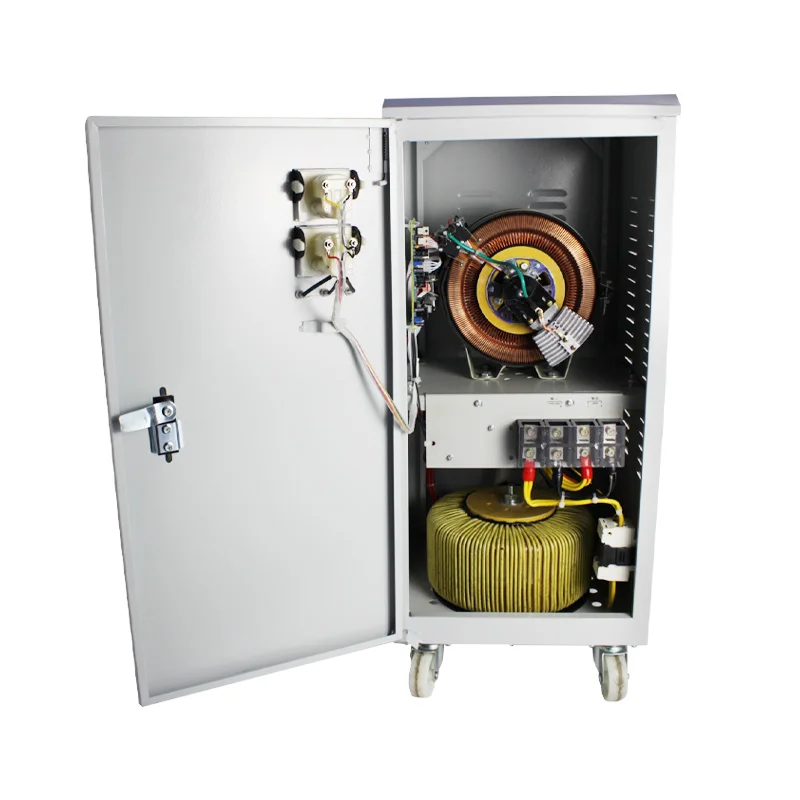 TND Series 15 Kva Factory Price Automatic Ac Servo Voltage Stabilizer / Regulator for 220/230 Volts 50hz 60hz Hybrid Power SVC view 4