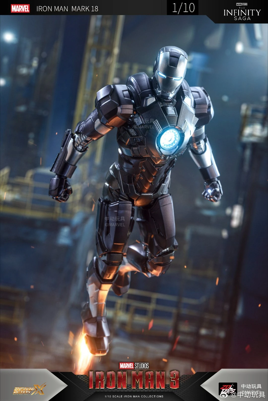 Original ZD Spielzeug Iron Man Tony Stark MK9 MK14 MK12 MK27 MK15 MK35 MK22 MK40 Hammerhead Action Figur Anime Sammeln Modell Geschenke – Detail 19