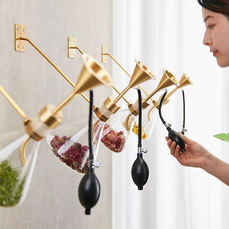 

Essential oil scent bottle, glass scent tester, coffee bean tea Baijiu scent tester, wall hanging