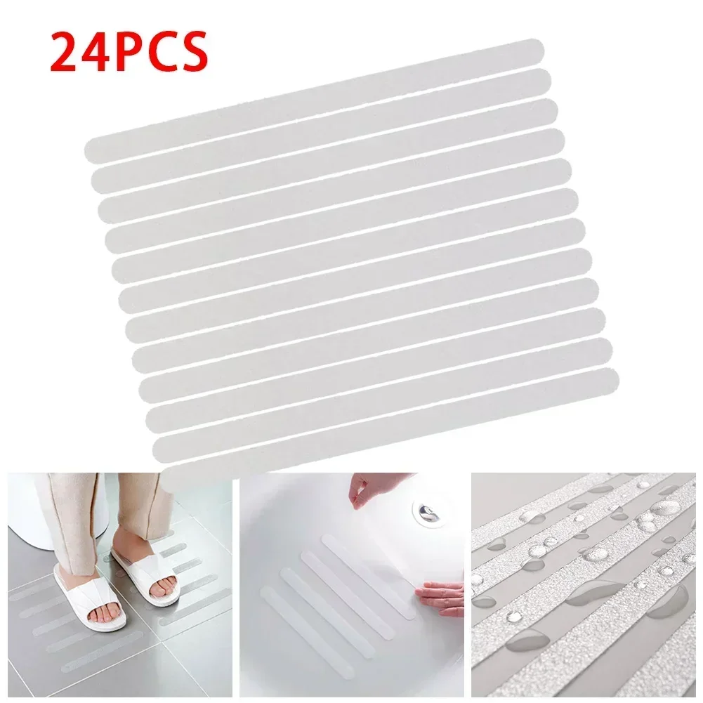 Transparent Anti-slip Strip Bathroom Rugs Bathtub Shower Stickers Stair Floor Stickers Products Household Merchandises Home