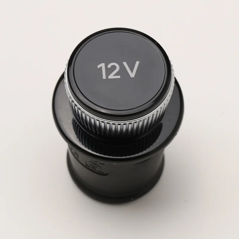 8W0 919 311 12V For Audi A3 A4 A5 Q2 Q7 R8 Cigarette Lighter Cover Chrome Plated Cigarette Lighter Plug Car Accessories