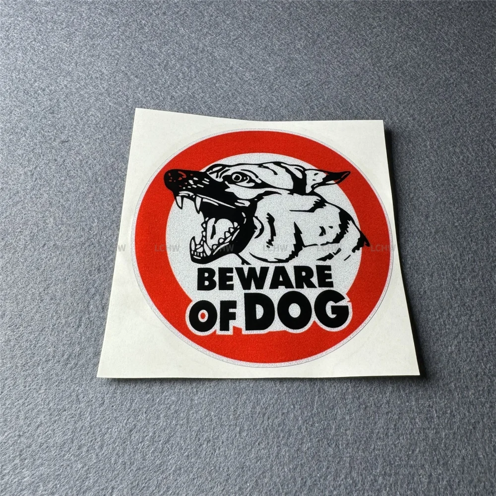 Advertencia: Cuidado con el perro, grafiti de Pastor Alemán, pegatinas para coche, calcomanía gráfica para ventana de auto, casco de motocicleta, cinta para tanque de combustible