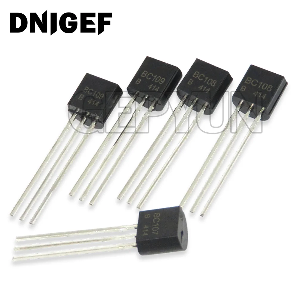 10pcs BC109 TO92 BC109B Transistor BC107 BC107B TO-92 BC237B BC108 BC108B