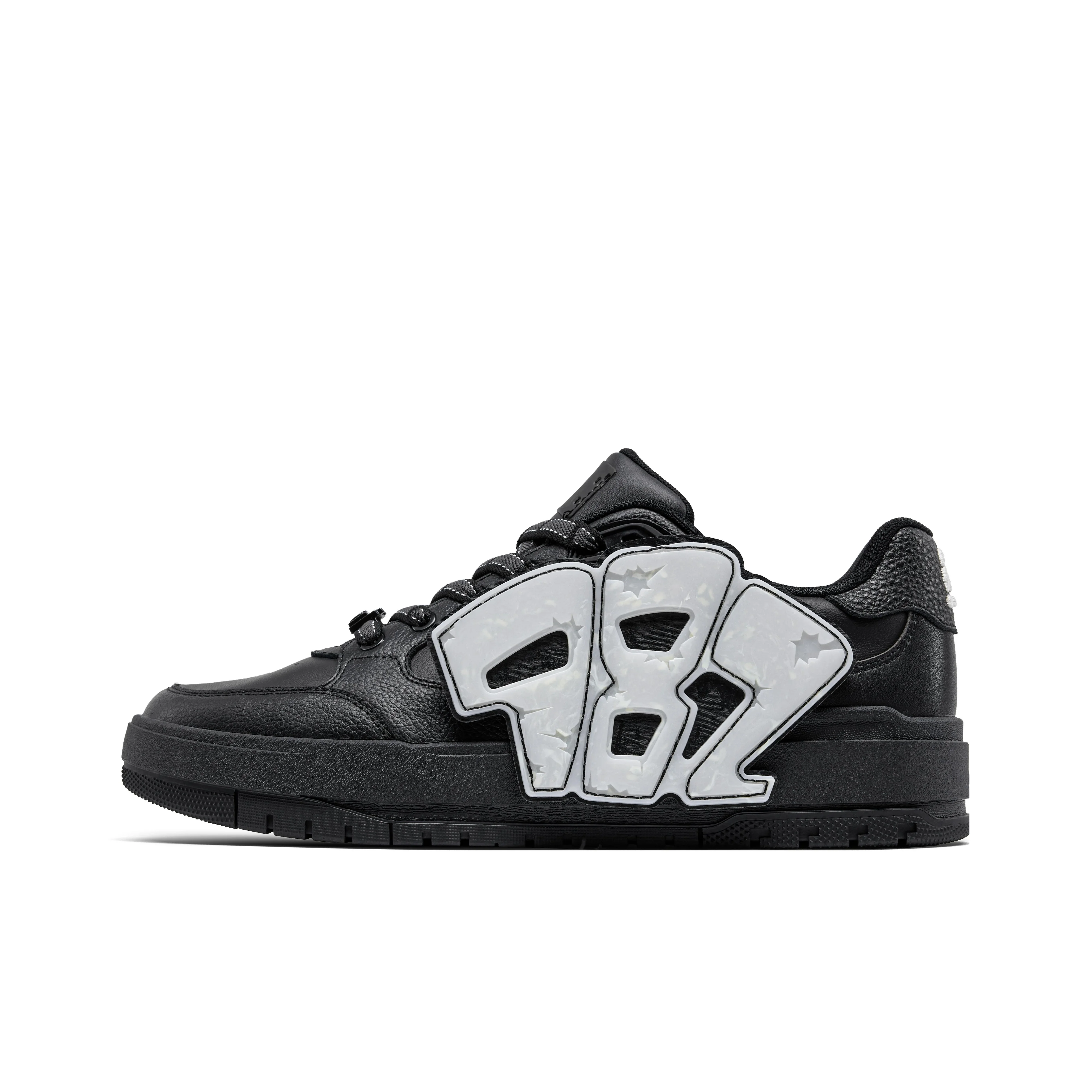 Anta 982 Special Version Low top Skateboard Shoes Women's Black White 122338067X-1