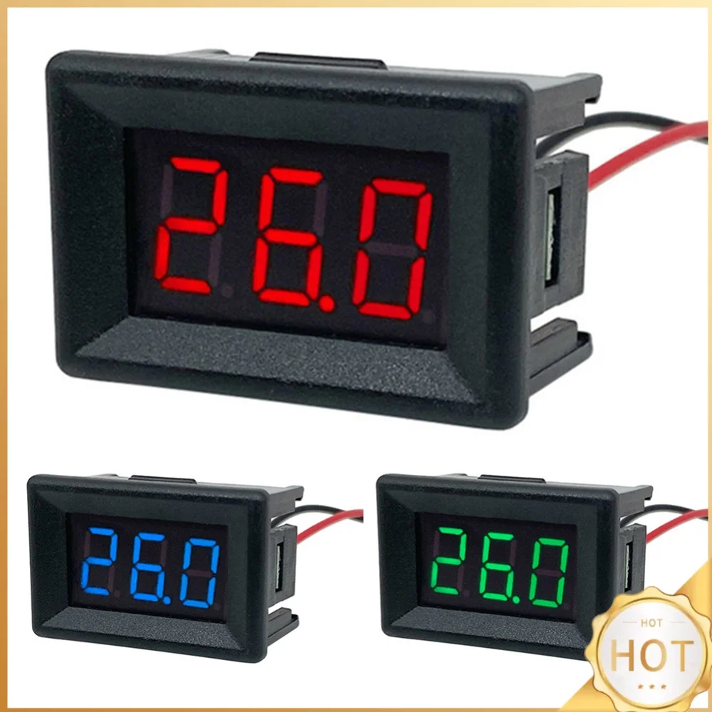 0.36 Inch DC0-30V 3 Bits Digital LED Display Panel Voltmeter Tester Digital LED Mini Display Module for Car Motorcycle