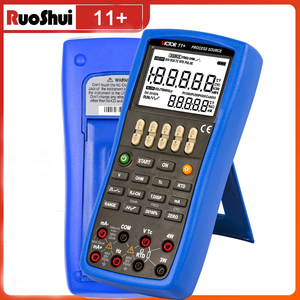 Multifunction Process Calibrator Tester Source DC voltage Current,Resistance Simulate Transmitter,TC RTD Frequency Calibrator