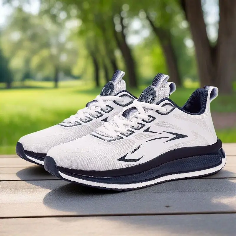 

Outdoor Mens Sneakers Breathable Anti Slip Cushioning Road Running Shoes Men Jogging Sport Shoes Couple Lightweight Casual Shoes