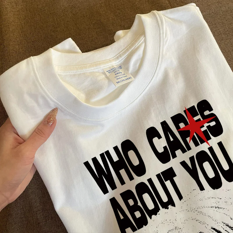 Heavyweight Pure Cotton Long Sleeve T-Shirt Unisex Vintage Style Streetwear Versatile 310gmao Xiaocheng Story Multi-Design