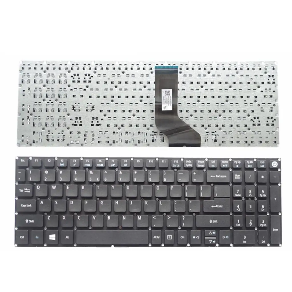 High Quality English Keyboard Black Laptop Keyboard for Acer Aspire E5-532 E5-573 E5-574 E5-575 E5-772 Replacement