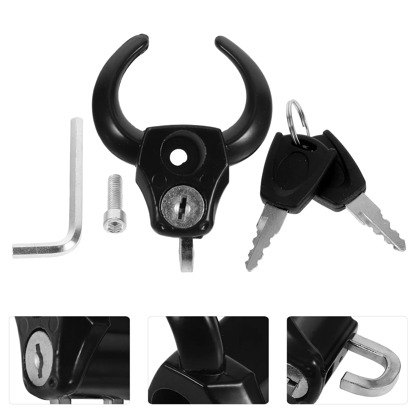 

Мотоциклетный крючок, черный, универсальный, сверхмощный, для электрического скутера, велосипедного руля, противоугонное хранилище, многофункциональный