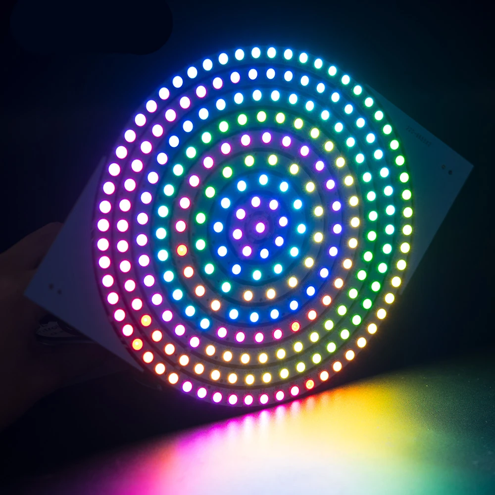 WS2812B Modules DIY RGB LED Ring 241 Pixels Modules SK6812 5050 Built-in RGB Addressable LED Circle Arduino Ring DC5V