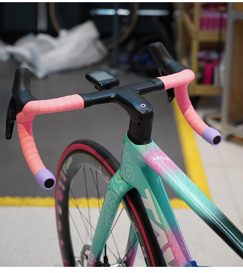 Fahrrad-Lenkerendstopfen Silikon-Schutzhüllen Mehrfarbig Staubdicht Passend für 20mm Rennrad-Lenker Teile Zubehör – Detail 15