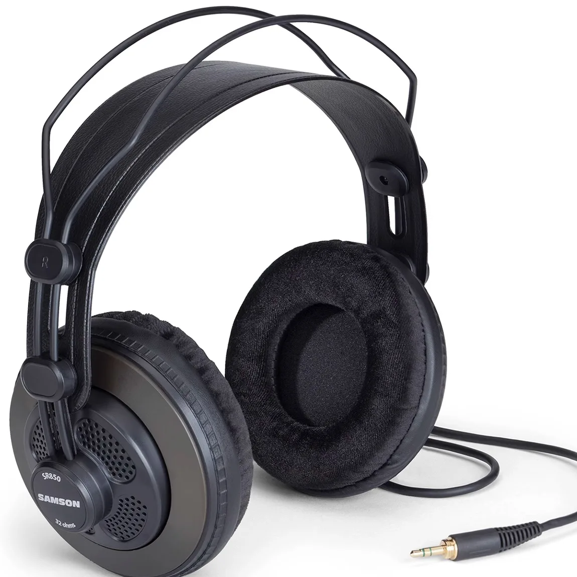 

Samson SR850 Head Mounted Monitoring Earphones Fully Semi Enclosed Computer Recording and Mixing 950 Music Games