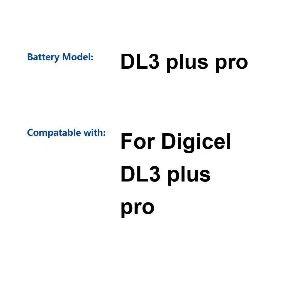 

Для Digicel DL3 Plus Pro 3500 мАч аккумулятор для мобильного телефона с быстрой зарядкой