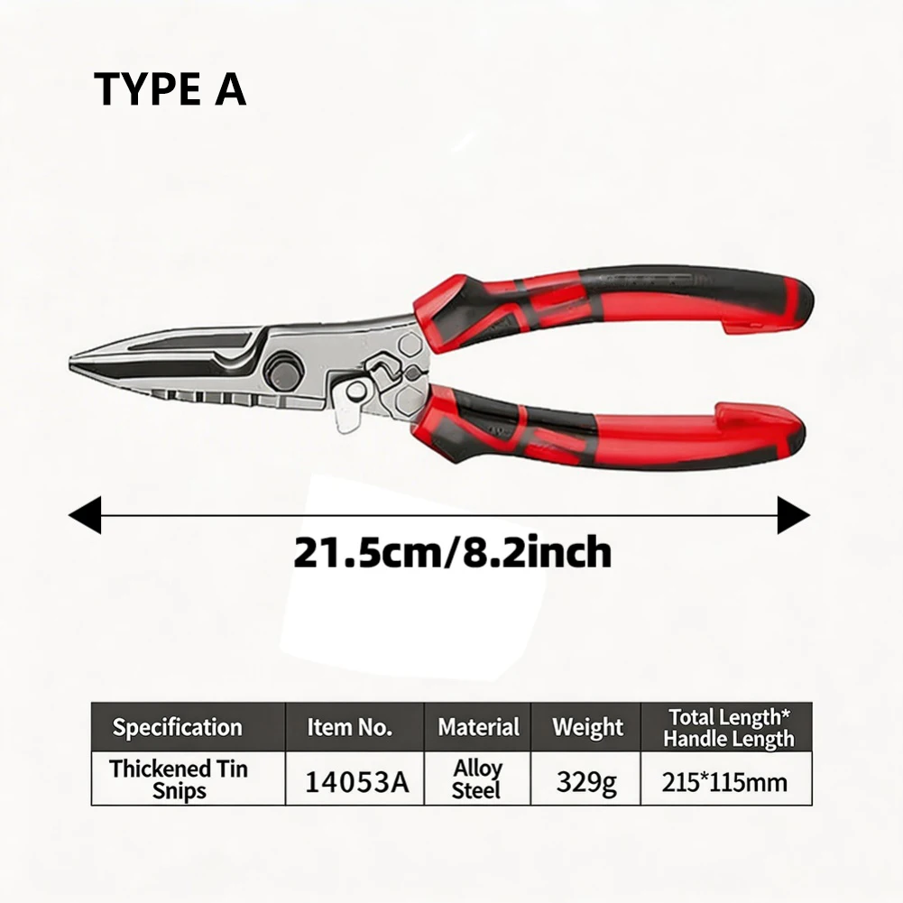 Alloy Steel Wire Stripper and Cutting Tool with Hex Feature for On-Site Repairs Designed for Consistent Performance Under Load
