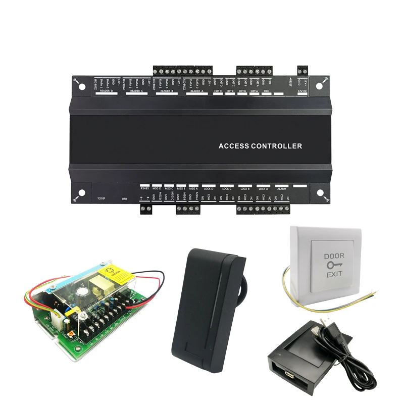 WiFi TCP/IP Cloud Wiegand Card Security Single One Door Lock Controller One Door Access Control Kits System