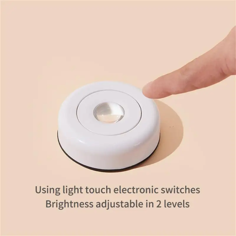 Touch LED Cabinet Lights Night Lights Nightlight Night Lamp Battery Powered Stick On Wall Sunset Lamp Closet Cupboard Decoration