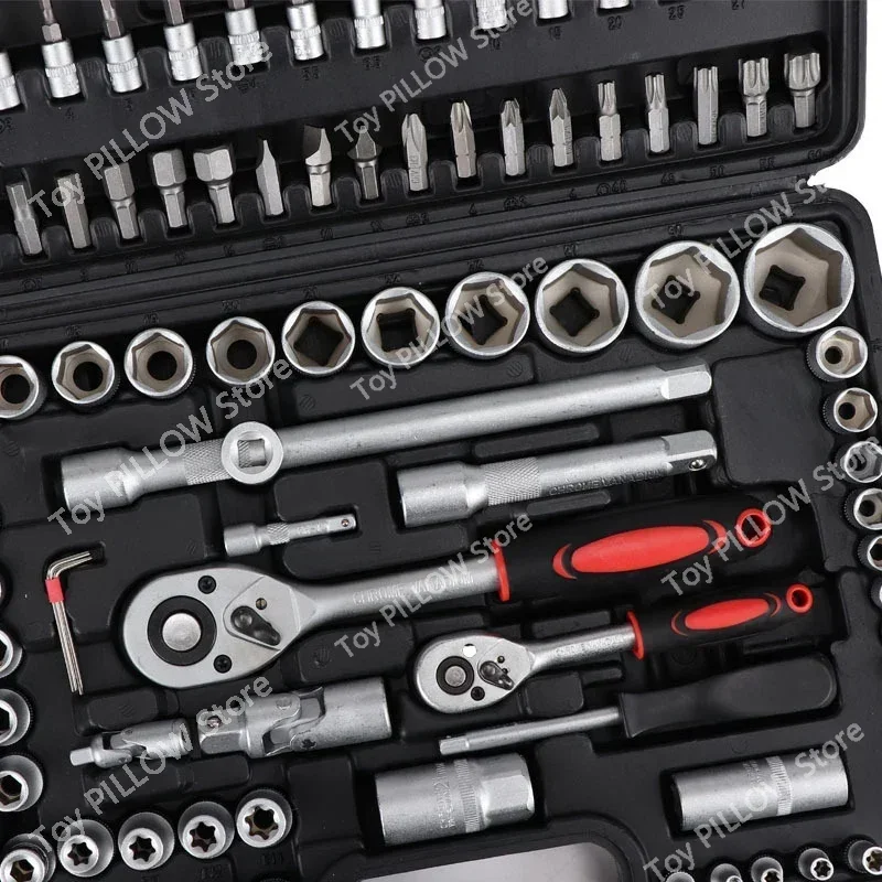 94PCS/108PCS Car Repair Tool Set Auto Repair Tool Kits Sockets Set Bit Set Ratchet Spanners Wrench