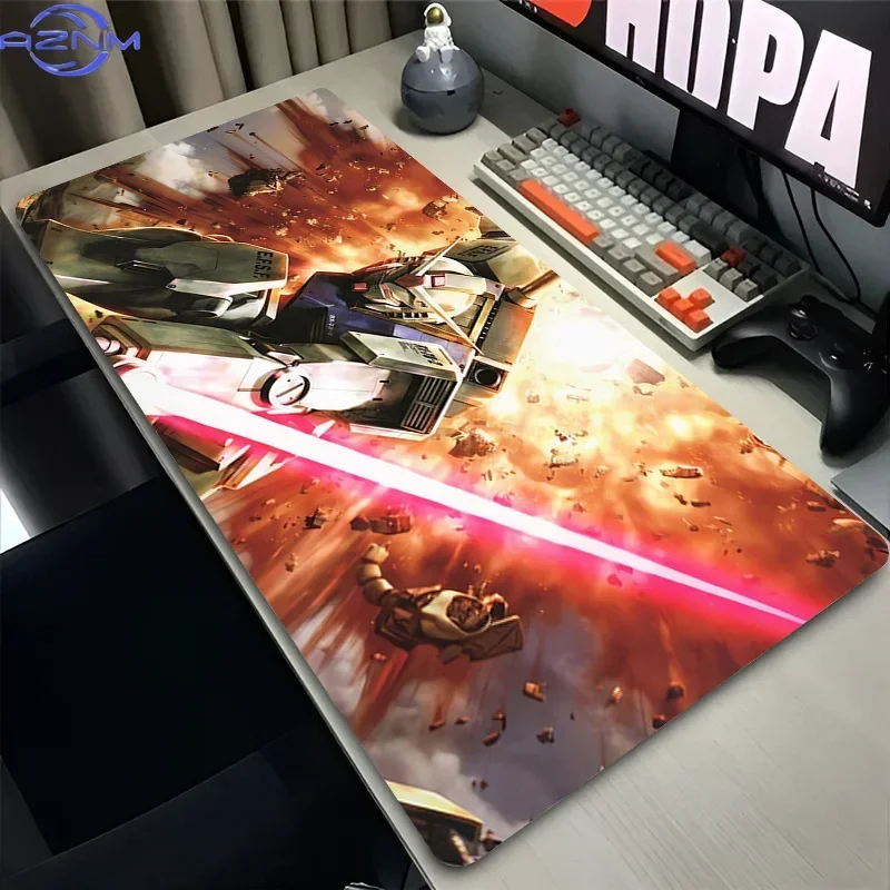 Large Gaming Mousepad Office Desk Mat Mechanical Warrior RX-78-2 G-Gundam Gamer Computer Keyboard Mouse Pad