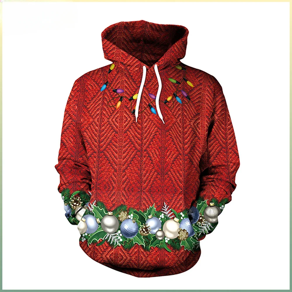 Teanoon Hoodie gambar Digital untuk pria, Sweatshirt bertudung santai sehari-hari 3d, Hoodie Vintage untuk pria