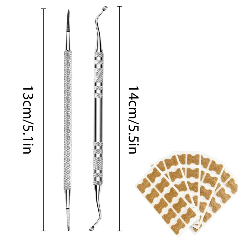 Les patchs correcteurs d'ongles incarnés le tampon remplissage éliminent les ongles ennuyeux, livraison directe