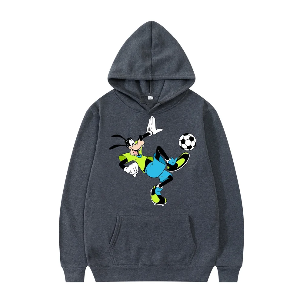 New Disney Goofy Cartoon Anime Women Pullover Tops Spring Autumn Men Hoodie 2024 New Fashion Sports Couple Sweatshirt Clothing