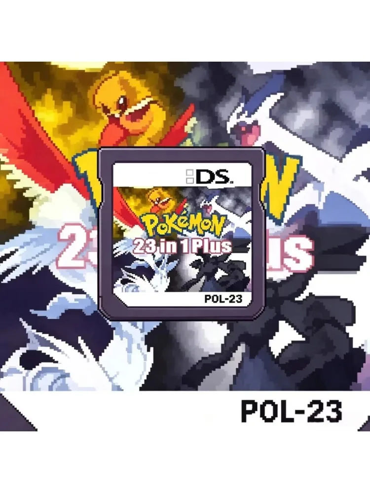 Pokemon 23 in 1 Plus NDS Game Card POL-23 Alle Pokemon-spellen voor NDS 3DS Engelse versie