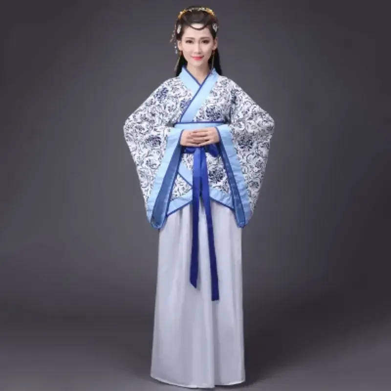New Arrival Women Hanfu Traditional Dress Hanbok Chinese Tang Dynasty Performance Cosplay Costume Clothing Vestidos Chinos - view 5
