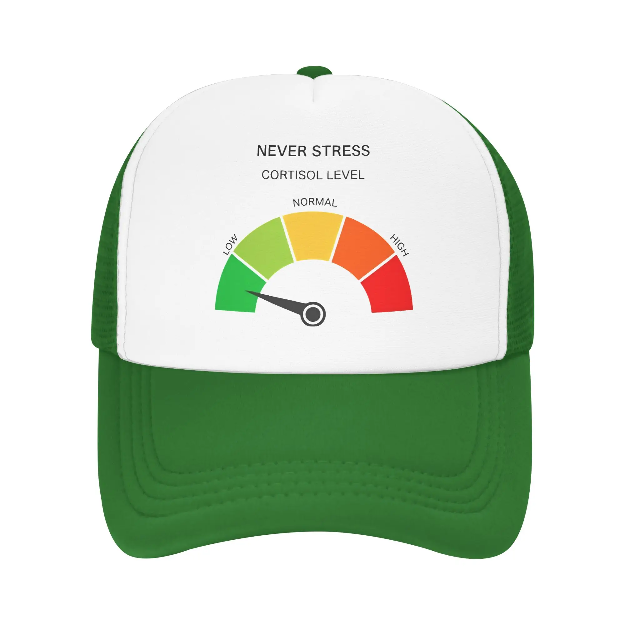 Never Stress Low Cortisol Levels Meme  Trucker Caps Mesh Baseball Cap Snapback Caps  Hats Sun Caps Adjustable Trucker Cap Autumn