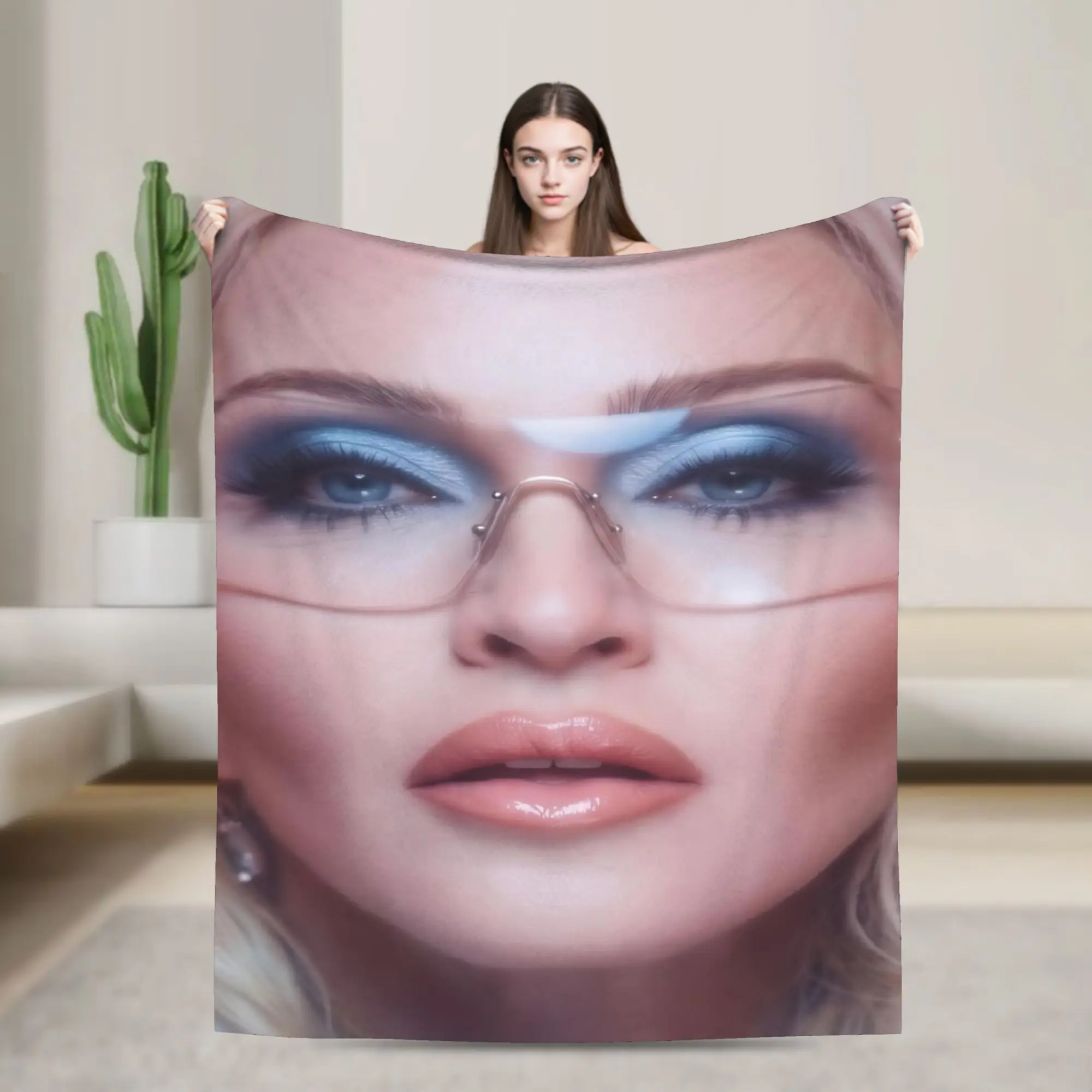 M-Madonnas Confessions II Blanket Multi-size Super Soft Cozy  Throw Blankets for Sofa Couch and Bed