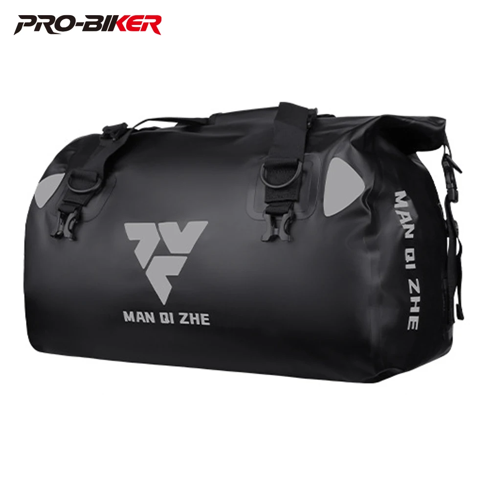 

Black Motorcycle Backpack Wearable Borsa Moto Posteriore Large Space Motorcykl Saddlebags Windproof And Rainproof Mochila Moto