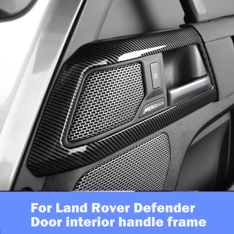 For Land Rover Defender 110 2020 2021 2022 2023 Car Accessories Interior Door Handles Cover Trim 4pcs