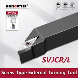 SVJCR1212 SVJCR1616 SVJCR2020 SVJCR2525 Externe Drehen Werkzeug SVJCR SVJCL Drehmaschine Bar Drehen Halter CNC Cutter Bar