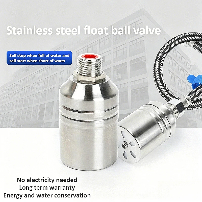 

304 Stainless Steel Float Ball Valve Fully Automatic Water Level Control 1/2 "3/4" Automatic Closing Micro