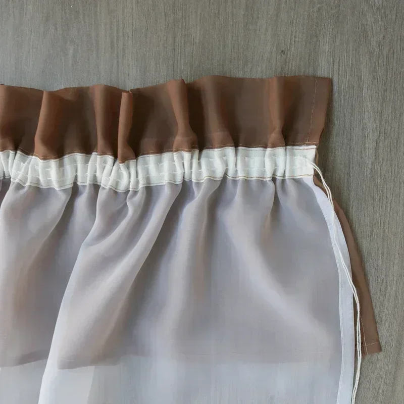 Window Curtain Tape with Rod-pocket, Simple Valance Design, Valance Design, Living Room, Kitchen