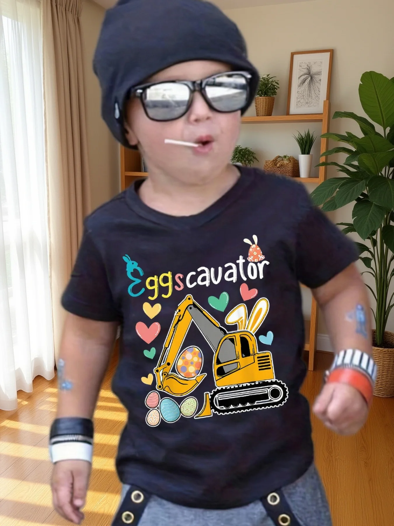 Boys Easter Summer Fashion T‑Shirt, 