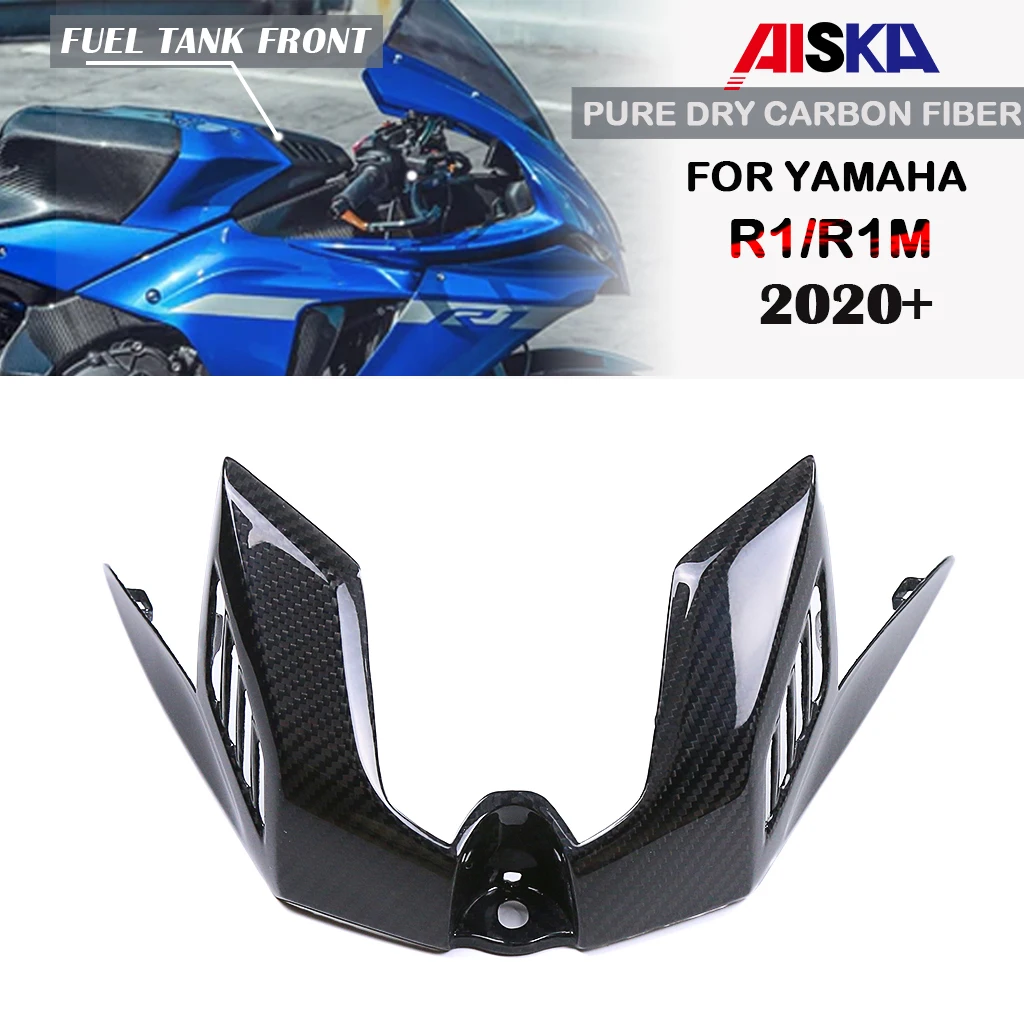 

Motorcycle Accessories Fuel Tank Front Cover Guard Fairing Kit Dry Carbon Fiber For YAMAHA YZF-R1 R1M 2020 2021 2022 2023 2024