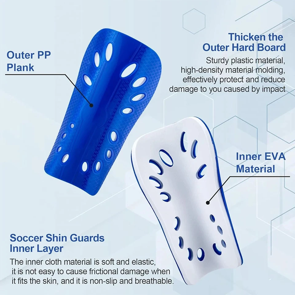 LOOGDEEL Sports Shin Guards Soccer Shin Guards Kids Adults Shin Pads Football Games EVA Cushion Child Adult Leg Protection Board