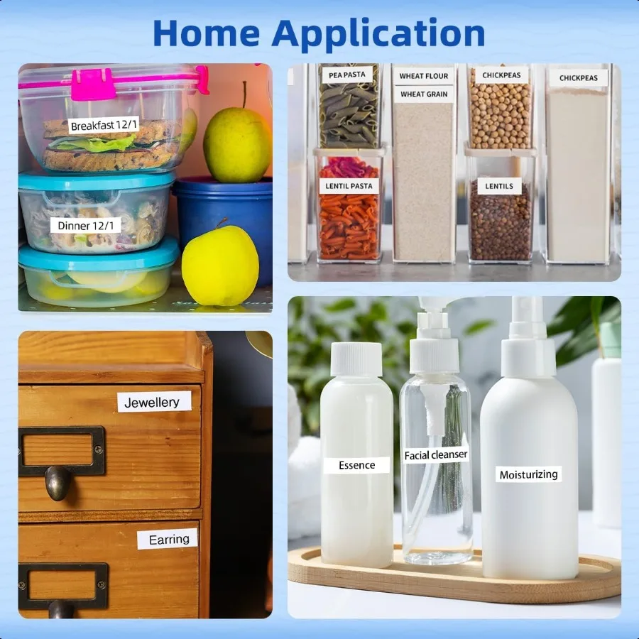 متوافق مع صانع الملصقات DYMO LetraTag عبوة 91331 شريط بلاستيكي أبيض 12 مم × 4 م 1 2 × 13 بوصة لـ Labeler Letra Tag 200B LT 100