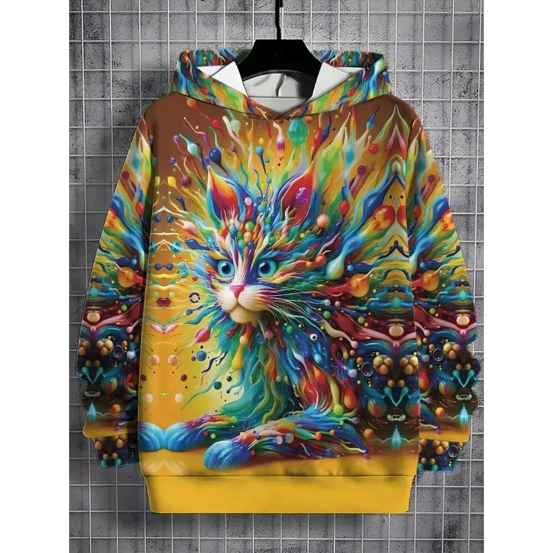 2025 أحدث الماعز التمويه متعة تيشرت رياضي الرجال والنساء ثلاثية الأبعاد مطبوعة هوديي عادية الشارع الاتجاه هوديي