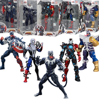 1/10 ZD Avengers Venom Parasitic Iron Man Thanos Symbiote Captain America Black Panther Action Figure Model Toys Children Gifts