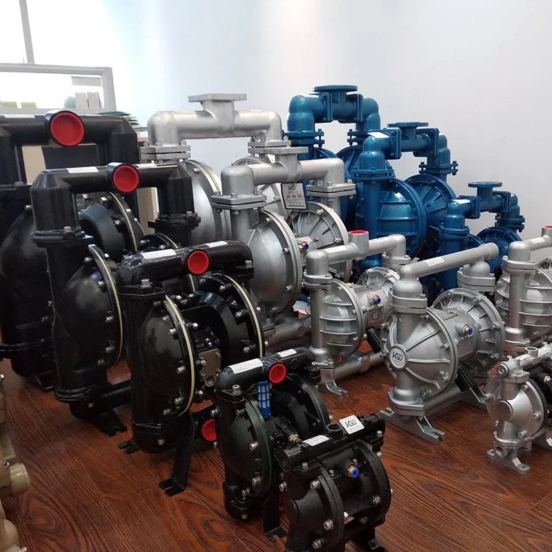 KYQ65LL Aluminum Alloy Air Pump With Flang Chemical Diaphragm Pump Compressed Air As the Power Source